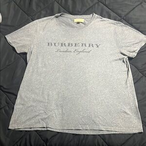 Burberry Gray Short Sleeve Tee